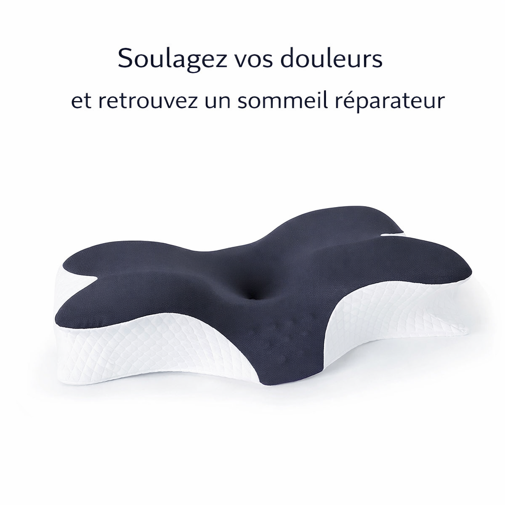 Oreiller Orthopédique – Anti-Douleur Cou & Cervicales