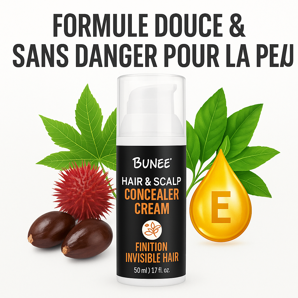 Crème Capillaire - couvre la calvitie, les cheveux blancs et les trous de barbe