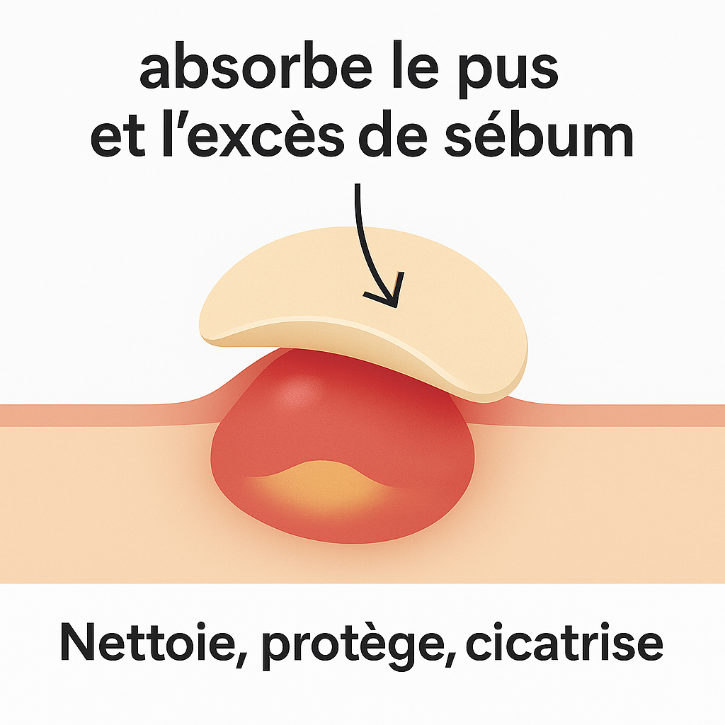 Patch Anti-Acné Invisible - Dites adieu à vos boutons