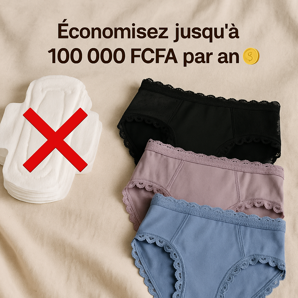 Culotte Menstruelle Réutilisable - Protection sans garniture