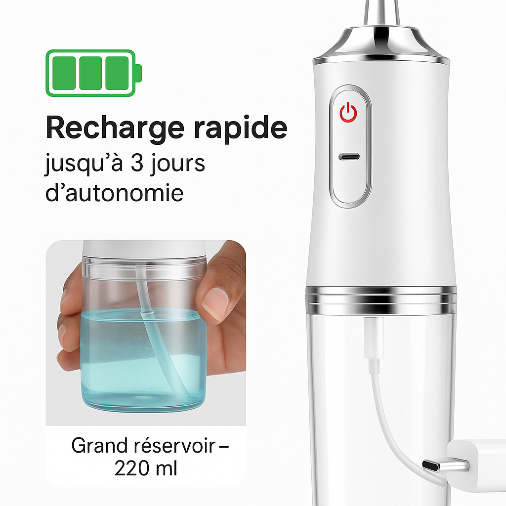 Irrigateur Dentaire - Nettoyez vos dents comme chez le dentiste