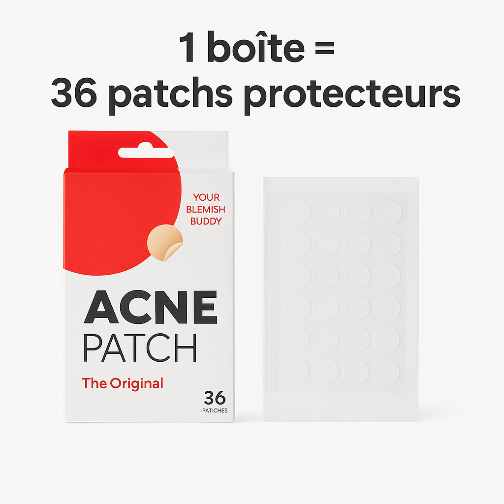 Patch Anti-Acné Invisible - Dites adieu à vos boutons