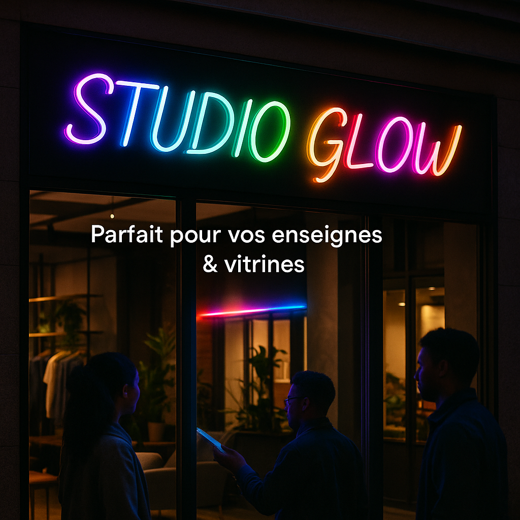 LED Néon Flexible - Multicolor & Bluetooth