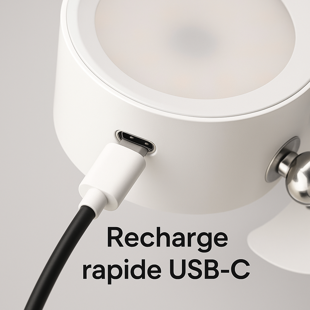 Lampe Murale Rechargeable – Double Éclairage Haut & Bas