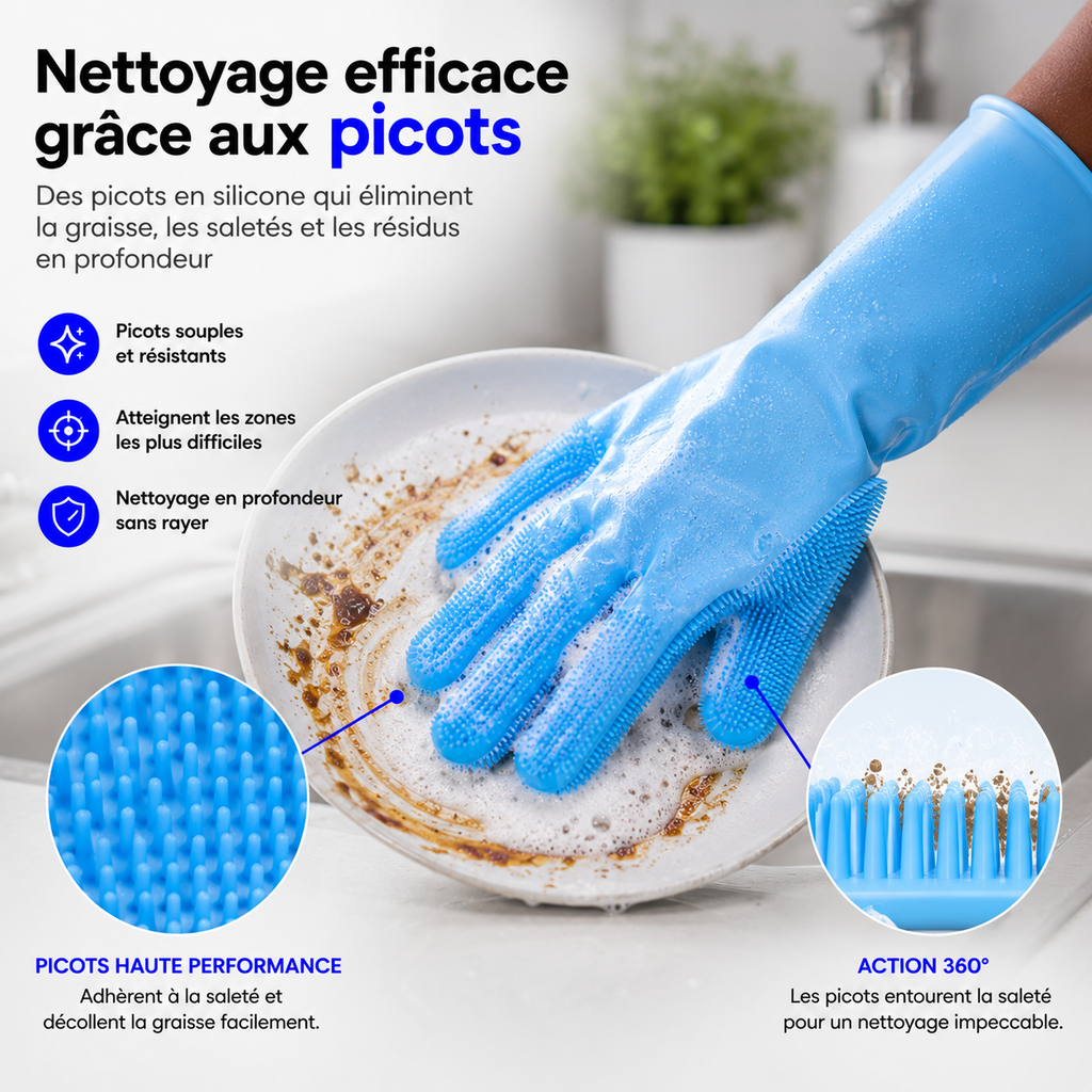 Gants de Nettoyage – Vaisselle & Ménage™