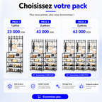 Dressing Multi-Rangement™ – Pour vêtements, chaussures, sacs et accessoires
