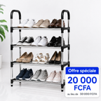 Étagère à Chaussures Gain de Place 4 Niveaux™