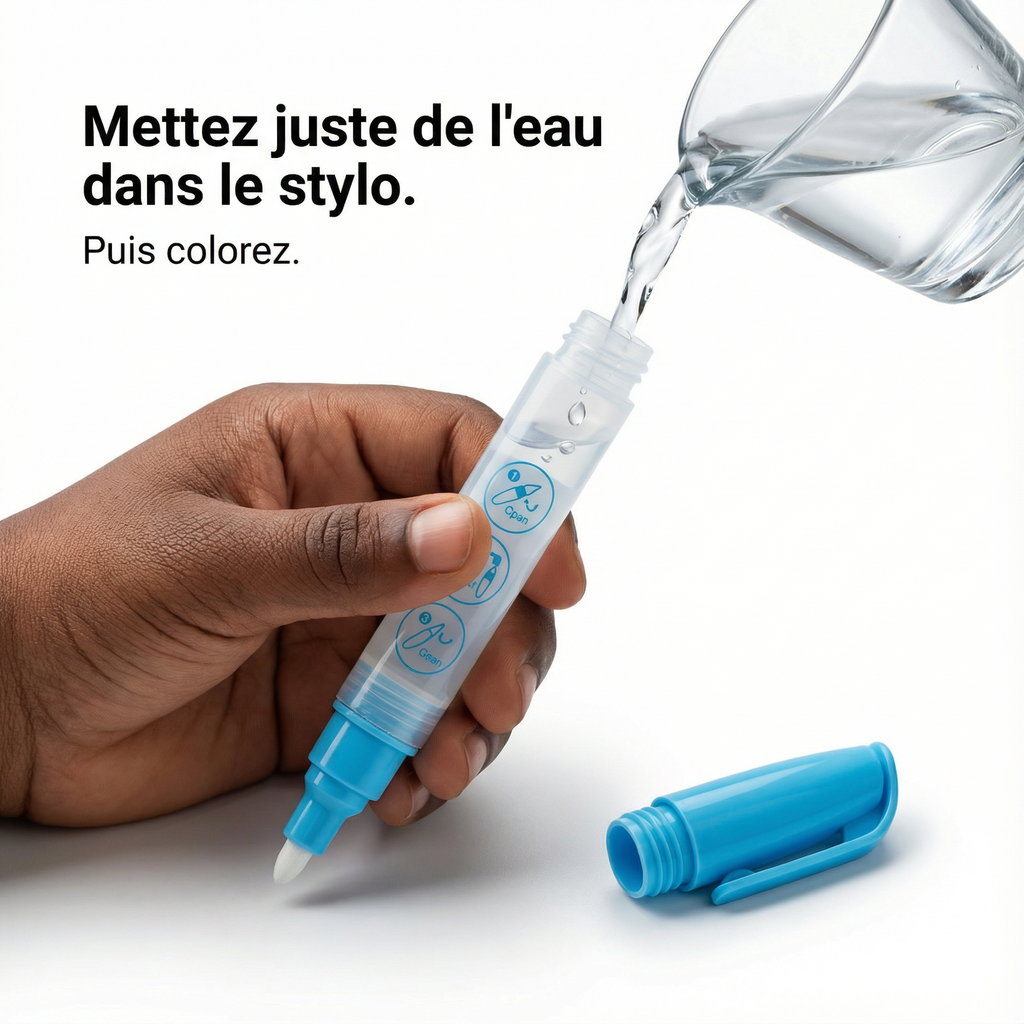 Pack 4 Livres Magiques à l’Eau – Coloriage Réutilisable à l’Infini