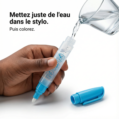 Pack 4 Livres Magiques à l’Eau – Coloriage Réutilisable à l’Infini