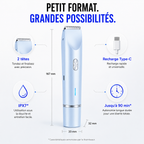 Rasoir Électrique Intime 3 en 1 – Rasage doux, sans douleur, ni irritation