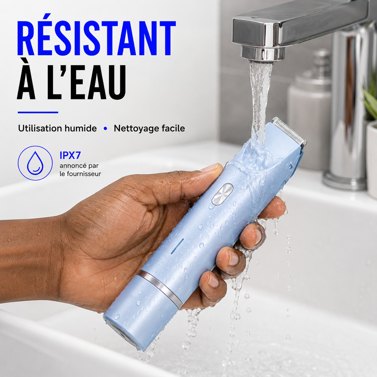 Rasoir Électrique Intime 3 en 1 – Rasage doux, sans douleur, ni irritation