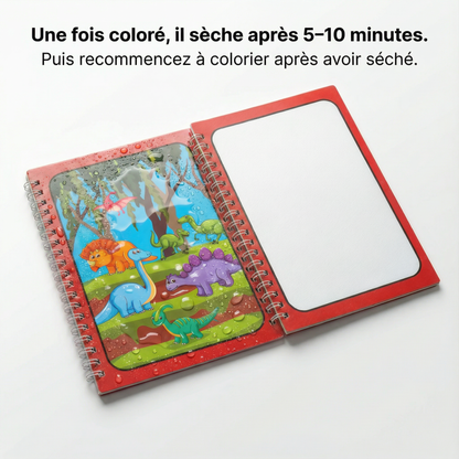 Pack 4 Livres Magiques à l’Eau – Coloriage Réutilisable à l’Infini