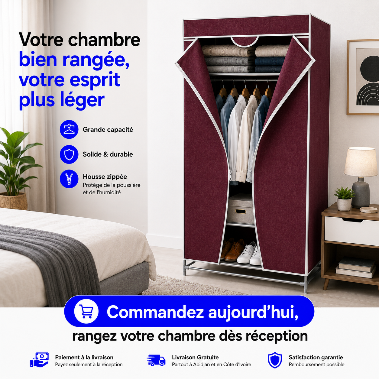 Armoire de Rangement Compacte™ - La solution simple contre le désordre