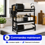 Organiseur Vaisselle Multifonction 3 Niveaux™