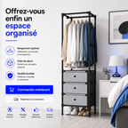 Dressing compact multifonction — Rangez vos vêtements, chaussures, sans encombrer