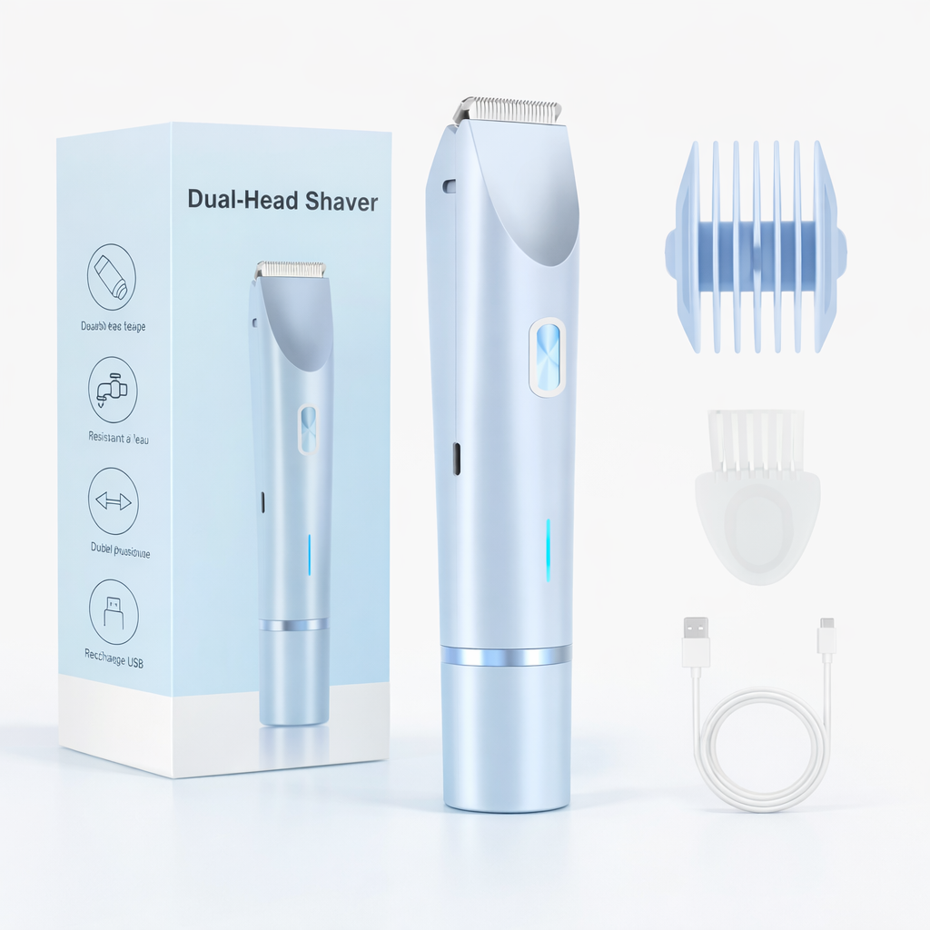 Rasoir Électrique Intime 3 en 1 – Rasage doux, sans douleur ni irritation