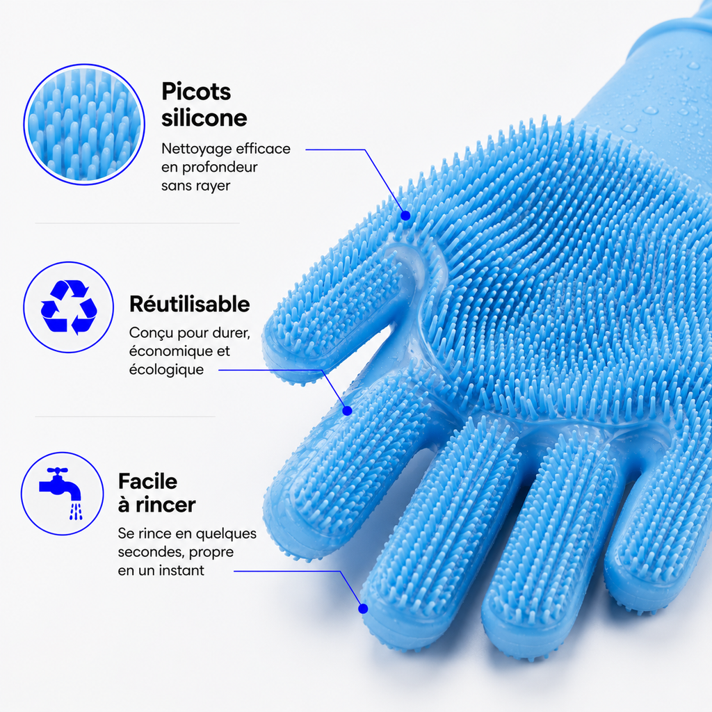 Gants de Nettoyage – Vaisselle & Ménage™