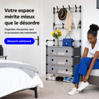 Meuble Multi-Rangement Gain de Place™ – Chaussures, Sacs & Accessoires