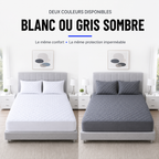 Protège-Matelas Imperméable + 2 Couvre-Oreillers Offerts – Pour lit de 2 Places