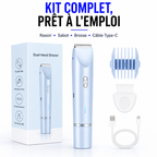 Rasoir Électrique Intime 3 en 1 – Rasage doux, sans douleur, ni irritation