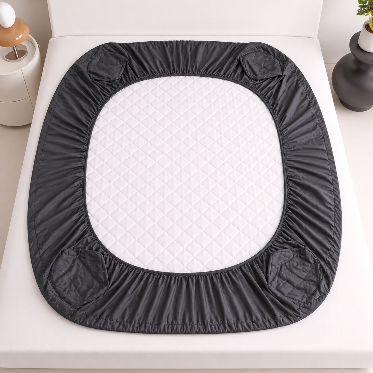Protège-Matelas Imperméable + 2 Couvre-Oreillers Offerts – Pour lit de 2 Places