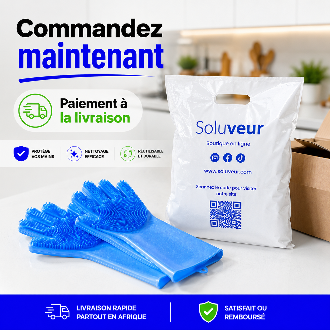Gants de Nettoyage – Vaisselle & Ménage™