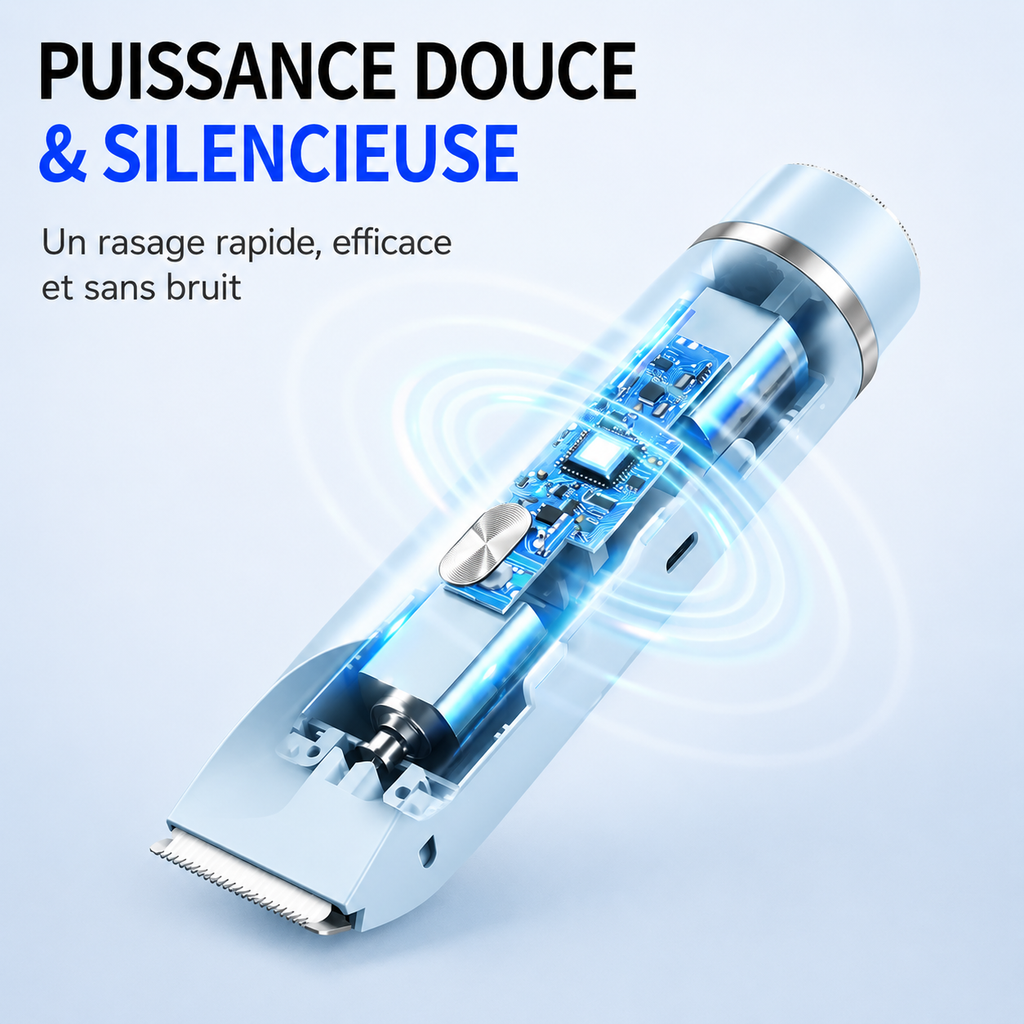 Rasoir Électrique Intime 3 en 1 – Rasage doux, sans douleur, ni irritation