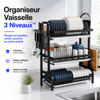 Organiseur Vaisselle Multifonction 3 Niveaux™