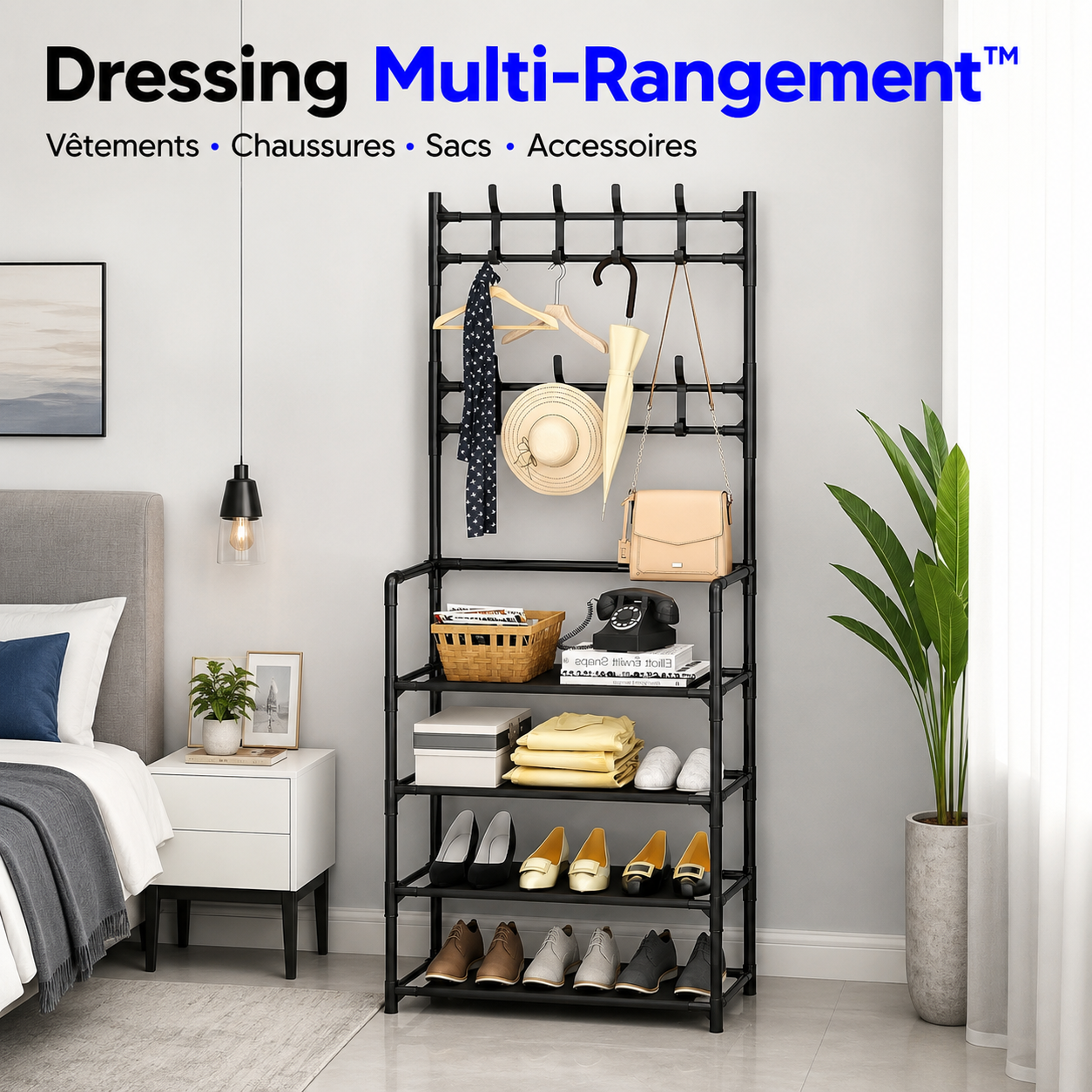 Dressing Multi-Rangement™ – Pour vêtements, chaussures, sacs et accessoires