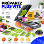 Coupe-Légumes Multifonction™ – Tranche, Râpe & Découpe en Quelques Gestes