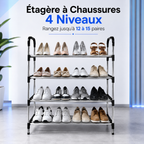 Étagère à Chaussures Gain de Place 4 Niveaux™