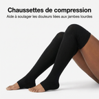 Chaussettes Anti-Fatigue – Réduit les gonflements, lourdeurs et fatigue des jambes