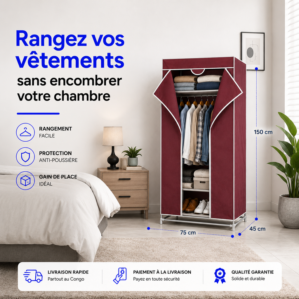 Armoire de Rangement Compacte™ - La solution simple contre le désordre