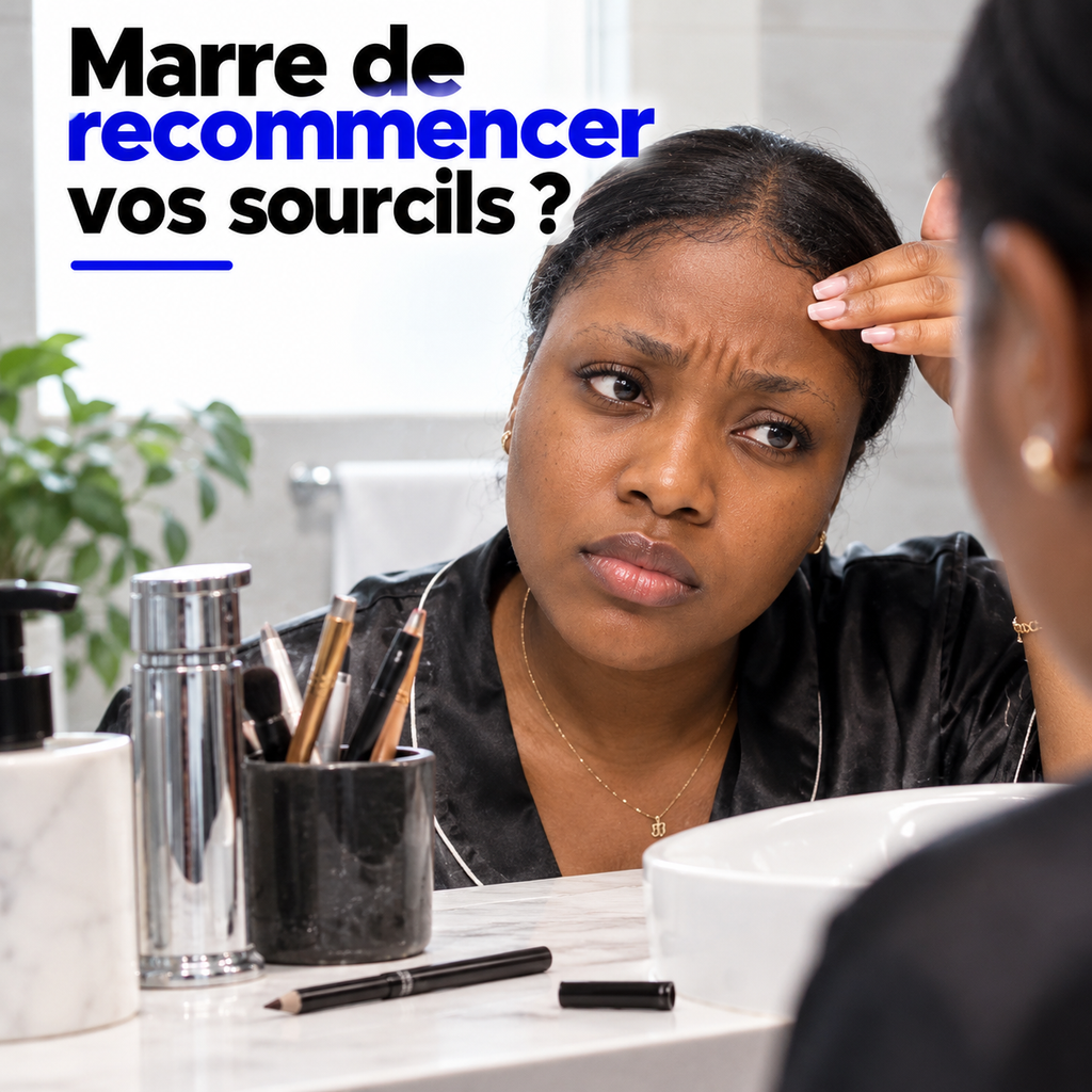 Kit Tampon à Sourcils Pro™ – Sourcils Parfaitement Dessinés en Quelques Gestes | Marron + Noir