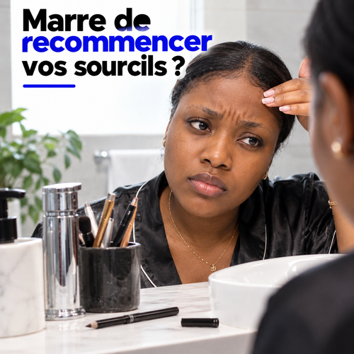 Kit Tampon à Sourcils Pro™ – Sourcils Parfaitement Dessinés en Quelques Gestes | Marron + Noir