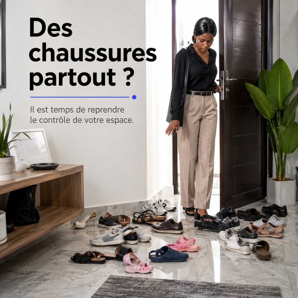 Meuble à Chaussures Gain de Place™ – 6 Compartiments