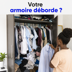 Lot de 05 Cintres Rotatif – Gagnez de l'espace !
