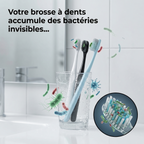 Désinfectant UV Intelligent pour Brosse à Dents – Éliminez jusqu’à 99% des bactéries invisibles