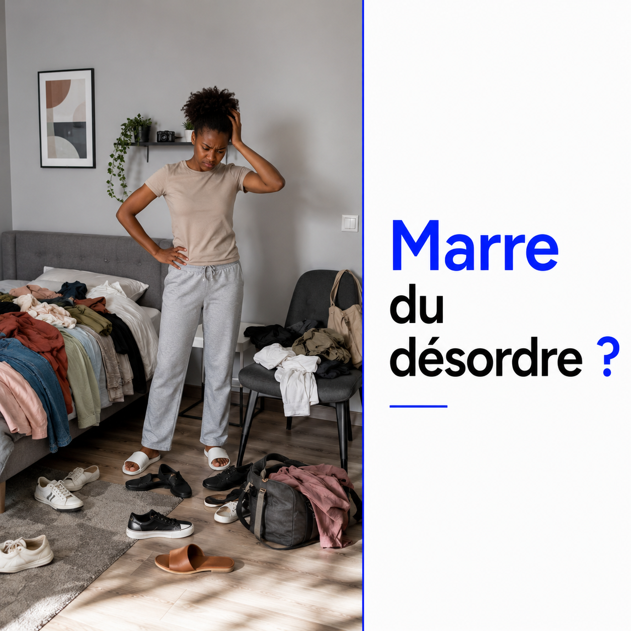 Dressing compact multifonction — Rangez vos vêtements, chaussures, sans encombrer