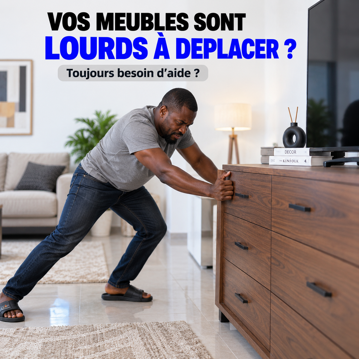 Kit Déplace-Meubles Facile™ – Déplacez vos Meubles Lourds Sans les Porter
