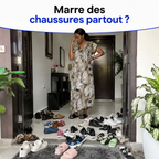 Étagère à Chaussures Gain de Place 4 Niveaux™