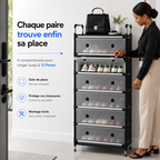 Meuble à Chaussures Gain de Place™ – 6 Compartiments