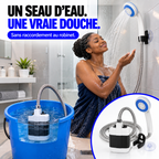 Douche Portable Rechargeable™ – Transformez votre seau en douche !