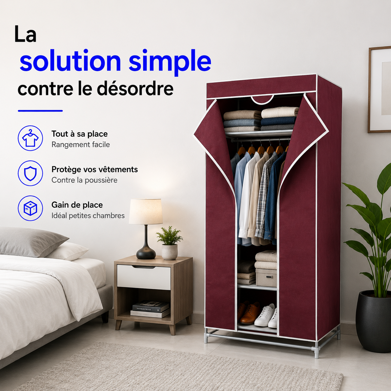 Armoire de Rangement Compacte™ - La solution simple contre le désordre