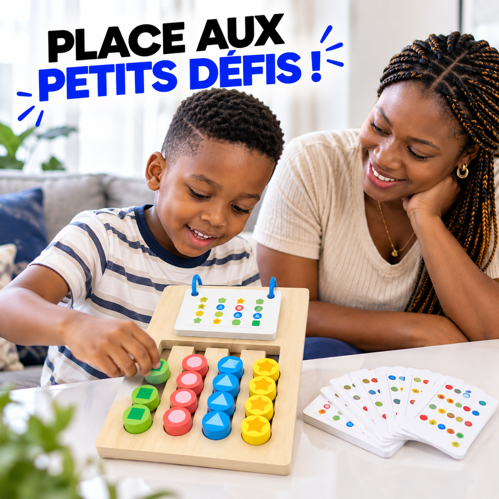 Jeu Éducatif Montessori 2-en-1™ – Pour enfants de 5 à 7 ans