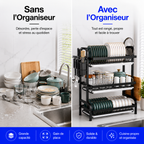 Organiseur Vaisselle Multifonction 3 Niveaux™