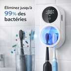 Désinfectant UV Intelligent pour Brosse à Dents – Éliminez jusqu’à 99% des bactéries invisibles