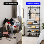 Dressing Multi-Rangement™ – Pour vêtements, chaussures, sacs et accessoires