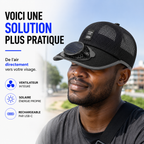 Casquette Anti-Chaleur – avec Ventilateur Solaire Rechargeable™