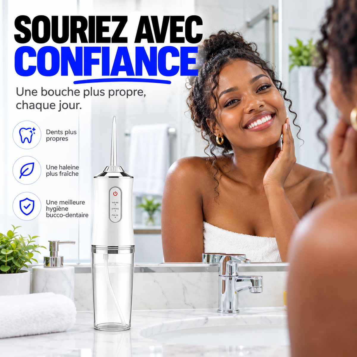 Irrigateur Dentaire - Nettoyez vos dents comme chez le dentiste